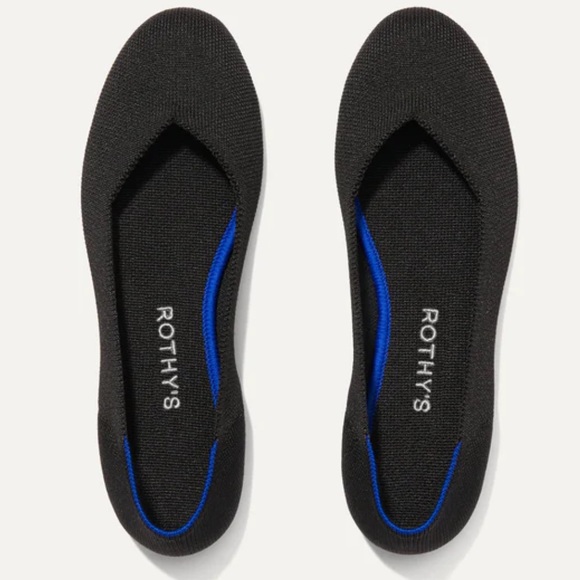 Rothy’s Maritime Navy Blue Flats Round Toe Shoes 7 - Picture 1 of 6